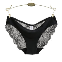 Load image into Gallery viewer, Sexy Lace Woman Panties Plus Size Panty Transparent Cotton crotch Briefs Ladies Low-Rise Underwear Intimates New Hot Sale