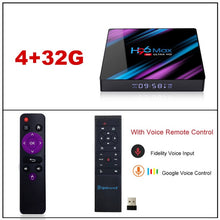 Load image into Gallery viewer, H96MAX Android 9.0 TV Box RK3318 Quad Core 64bit 2.4G/5.8G Wifi BT 4.0 4K HD Media Player Mini Set Top Box Voice Control H96 MAX