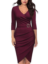 Load image into Gallery viewer, Dinner Dress Wedding Suit Women Robe Reception Cotton Frock Designs Dress Elegant 6 Color Slim Sexy High Qualit Women's Attire