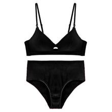 Load image into Gallery viewer, CINOON 2019 High-end Brand Romantic Temptation Bra Set Women Fashion Stripes Underwear Set Push Up Bra and Panties Set