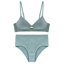 Load image into Gallery viewer, CINOON 2019 High-end Brand Romantic Temptation Bra Set Women Fashion Stripes Underwear Set Push Up Bra and Panties Set