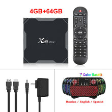 Load image into Gallery viewer, 2020 Android 9.0 TV Box X96 Max Plus Amlogic S905x3 8K Smart Media Player 4GB RAM 64GB ROM X96Max Set top Box QuadCore 5G Wifi