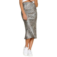 Load image into Gallery viewer, CALOFE 2020 New Summer Asymmetrical Skirt Dot Printing One-Piece Bohemian Long Wrap Skirt Side Split Ruffled Beach Lace-Up Skirt
