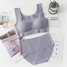 Load image into Gallery viewer, Seamless Bra Set For Women Underwear Push Up Lingerie Set Wire Free Bra And Panty Set Plus Size S M L XL Size Intimates Female