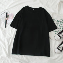 Load image into Gallery viewer, GCAROL 2020 Spring Summer Women Candy T-shirt Oversize Boyfriend Style Tops Perfect Basic Tees Render Unlined Upper Garment