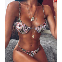Load image into Gallery viewer, Sexy Bikini Women Swimsuit Solid Bikini Set Push Up Swimwear Low Waist Bathing Suits Beach Wear 2020 New Swimming Suit For Women