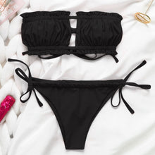 Load image into Gallery viewer, Peachtan Sexy pink swimwear women bathing suit Bandeau bikinis 2020 mujer Micro swimsuit female Push up two-piece suit summer