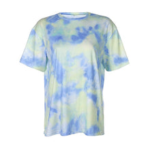 Load image into Gallery viewer, IAMHOTTY Tie Dye Print Basic Tshirt Shorts Two Piece Set Women Casual Outfits lounge Wear Jogging Femme Biker Shorts Tees Summ