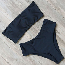 Load image into Gallery viewer, RUUHEE Bandage Bikini Swimwear Women Swimsuit High Waist Bikini Set 2020 Bathing Suit Push Up Maillot De Bain Femme Beachwear