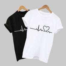 Load image into Gallery viewer, 2020 New Women T-shirts Casual Harajuku Love Printed Tops Tee Summer Female T shirt Short Sleeve T shirt For Women Clothing