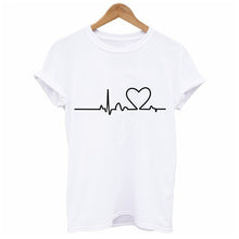 Load image into Gallery viewer, 2020 New Women T-shirts Casual Harajuku Love Printed Tops Tee Summer Female T shirt Short Sleeve T shirt For Women Clothing