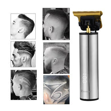 Load image into Gallery viewer, USB rechargeable ceramic Trimmer barber Hair Clipper Machine hair cutting Beard Trimmer Hair Men haircut Styling tool