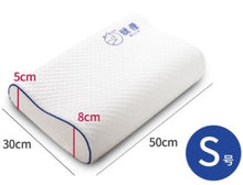 Load image into Gallery viewer, Mlily Memory Foam Bed Orthopedic Pillow for Neck Pain Sleeping with Embroidered Pillowcase 60*30cm