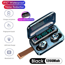 Load image into Gallery viewer, TWS Wireless Bluetooth 5.0 EarPhone 9D Stereo Headset Handsfree Earbuds F9-9 Sport Waterproof LED display EarPhones With Mic