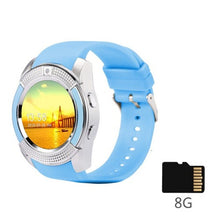 Load image into Gallery viewer, V8 Smart Watch Bluetooth Smart Watch Touch Screen Wrist Watch With Camera SIM Card Slot Waterproof Sports Watch For Android IOS