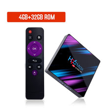 Load image into Gallery viewer, H96MAX Android 9.0 TV Box RK3318 Quad Core 64bit 2.4G/5.8G Wifi BT 4.0 4K HD Media Player Mini Set Top Box Voice Control H96 MAX

