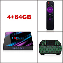 Load image into Gallery viewer, H96MAX Android 9.0 TV Box RK3318 Quad Core 64bit 2.4G/5.8G Wifi BT 4.0 4K HD Media Player Mini Set Top Box Voice Control H96 MAX
