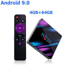 Load image into Gallery viewer, Smart TV BOX H96max Android 9.0 Google Assistant 4K Dual Wifi BT Netflix Media player Play Store Free App Fast Set top BOX
