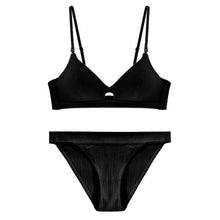Load image into Gallery viewer, CINOON 2019 High-end Brand Romantic Temptation Bra Set Women Fashion Stripes Underwear Set Push Up Bra and Panties Set
