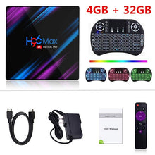 Load image into Gallery viewer, Android 9.0 TV Box H96 Max Rockchip RK3318 4K Smart TV Box 2.4G&amp;5G Wifi BT4.0 H96Max 4GB 64GB Media Player Android Set Top Box
