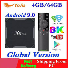 Load image into Gallery viewer, 2020 Android 9.0 TV Box X96 Max Plus Amlogic S905x3 8K Smart Media Player 4GB RAM 64GB ROM X96Max Set top Box QuadCore 5G Wifi
