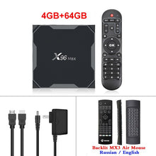 Load image into Gallery viewer, 2020 Android 9.0 TV Box X96 Max Plus Amlogic S905x3 8K Smart Media Player 4GB RAM 64GB ROM X96Max Set top Box QuadCore 5G Wifi
