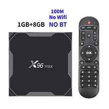 Load image into Gallery viewer, 2020 Android 9.0 TV Box X96 Max Plus Amlogic S905x3 8K Smart Media Player 4GB RAM 64GB ROM X96Max Set top Box QuadCore 5G Wifi
