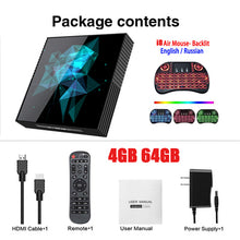 Load image into Gallery viewer, 4GB 128GB Android 9.0 TV Box Smart Z2 32GB 64GB 2.4G/5G Wifi Bluetooth 4.2 4K Google Player PK H96 MAX RK3318 Android TV Box
