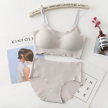 Load image into Gallery viewer, Seamless Bra Set For Women Underwear Push Up Lingerie Set Wire Free Bra And Panty Set Plus Size S M L XL Size Intimates Female
