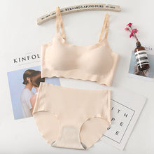 Load image into Gallery viewer, Seamless Bra Set For Women Underwear Push Up Lingerie Set Wire Free Bra And Panty Set Plus Size S M L XL Size Intimates Female
