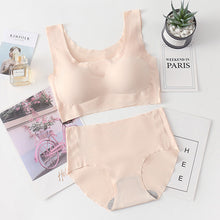 Load image into Gallery viewer, Seamless Bra Set For Women Underwear Push Up Lingerie Set Wire Free Bra And Panty Set Plus Size S M L XL Size Intimates Female
