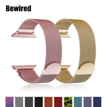 Load image into Gallery viewer, Milanese Loop band for Apple Watch band strap 38mm 40mm for iwatch 5/4/3/2/1 42mm 44mm Stainless Steel Bracelet wrist watchband
