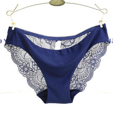 Load image into Gallery viewer, Sexy Women's Panties Seamless Lingerie Transparent Lace Bikini Briefs Plus size Lady Girl Underwear Cotton Fabric Intimates Top
