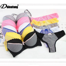 Load image into Gallery viewer, VS secret thong bra set lingerie Push Up French lace sexy women underwear sets Bra and Panty ABCD cup Free Shipping sutia T2480#
