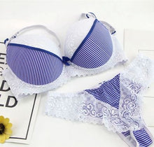 Load image into Gallery viewer, VS secret thong bra set lingerie Push Up French lace sexy women underwear sets Bra and Panty ABCD cup Free Shipping sutia T2480#
