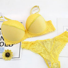 Load image into Gallery viewer, VS secret thong bra set lingerie Push Up French lace sexy women underwear sets Bra and Panty ABCD cup Free Shipping sutia T2480#
