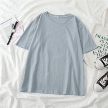 Load image into Gallery viewer, GCAROL 2020 Spring Summer Women Candy T-shirt Oversize Boyfriend Style Tops Perfect Basic Tees Render Unlined Upper Garment

