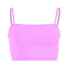 Load image into Gallery viewer, Hot Casual Neon Green Crop Top Women Camis Streetwear Slim Sexy Summer Tops 2020 Strap Cropped Neons Fashion Tops Haut Femme топ
