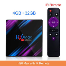 Load image into Gallery viewer, 2020 H96 MAX RK3318 Smart TV Box Android 9 9.0 4GB 32GB 64GB 4K Youtube Media player H96MAX TVBOX Android TV Set top box 2GB16GB
