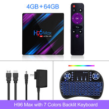 Load image into Gallery viewer, 2020 H96 MAX RK3318 Smart TV Box Android 9 9.0 4GB 32GB 64GB 4K Youtube Media player H96MAX TVBOX Android TV Set top box 2GB16GB
