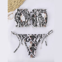 Load image into Gallery viewer, Peachtan Sexy pink swimwear women bathing suit Bandeau bikinis 2020 mujer Micro swimsuit female Push up two-piece suit summer
