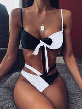 Load image into Gallery viewer, Catei Karrui 2020 popular women's swimsuit Leopard Print Bikini split swimsuit sexy bikini swimming pool party essential NEW
