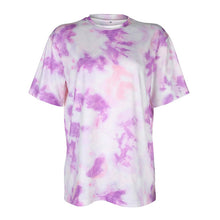 Load image into Gallery viewer, IAMHOTTY   Tie Dye Print Basic Tshirt Shorts Two Piece Set Women Casual Outfits lounge Wear Jogging Femme Biker Shorts Tees Summ
