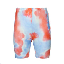 Load image into Gallery viewer, IAMHOTTY   Tie Dye Print Basic Tshirt Shorts Two Piece Set Women Casual Outfits lounge Wear Jogging Femme Biker Shorts Tees Summ
