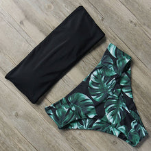 Load image into Gallery viewer, RUUHEE Bandage Bikini Swimwear Women Swimsuit High Waist Bikini Set 2020 Bathing Suit Push Up Maillot De Bain Femme Beachwear
