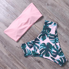Load image into Gallery viewer, RUUHEE Bandage Bikini Swimwear Women Swimsuit High Waist Bikini Set 2020 Bathing Suit Push Up Maillot De Bain Femme Beachwear
