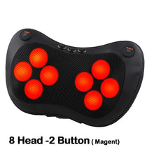 Load image into Gallery viewer, Head Neck Massager Car Home Cervical Shiatsu Massage Neck Back Waist Body Electric Multifunctional Massage Pillow Cushion
