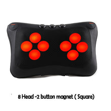 Load image into Gallery viewer, Head Neck Massager Car Home Cervical Shiatsu Massage Neck Back Waist Body Electric Multifunctional Massage Pillow Cushion
