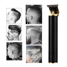 Load image into Gallery viewer, USB rechargeable ceramic Trimmer barber Hair Clipper Machine hair cutting Beard Trimmer Hair Men haircut Styling tool
