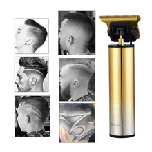 Load image into Gallery viewer, USB rechargeable ceramic Trimmer barber Hair Clipper Machine hair cutting Beard Trimmer Hair Men haircut Styling tool

